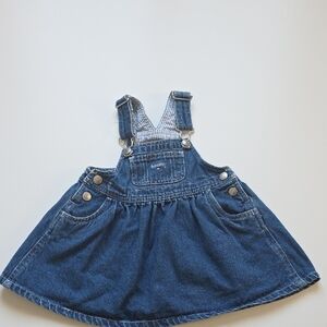 Tommy Hilfiger Blue Denim Overall Dress